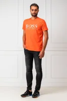T-shirt RN | Regular Fit BOSS BLACK pomarańczowy