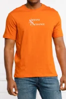 T-shirt | Regular Fit Armani Exchange musztardowy