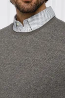 Sweter Komesrlo | Slim Fit BOSS ORANGE szary