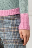 Sweter DOROTHY | Regular Fit | z dodatkiem wełny MAX&Co. turkusowy