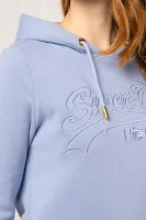 Sweatshirt OUTLINE ENTRY | Classic fit Superdry baby blue