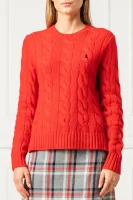 Wool sweater | Regular Fit | with addition of cashmere POLO RALPH LAUREN red