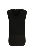 блузка | straight fit | з додаванням шовку Marella SPORT чорний