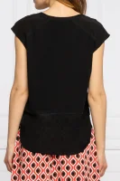 Blouse | Straight fit | with addition of silk Marella SPORT black