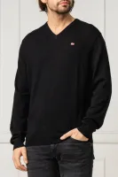 Wełniany sweter Damavand V | Regular Fit Napapijri czarny