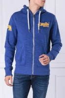 Sweatshirt Vintage Authentic Duo Ziphood | Regular Fit Superdry blue