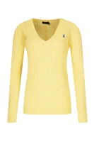 Wool sweater | Regular Fit | with addition of cashmere POLO RALPH LAUREN yellow