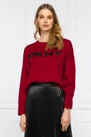 Sweter | Relaxed fit DKNY czerwony