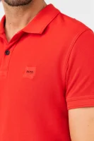 Polo Prime | Slim Fit BOSS ORANGE czerwony