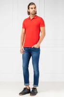 Polo Prime | Slim Fit BOSS ORANGE czerwony