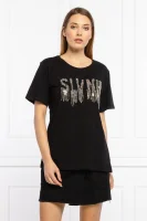 T-shirt | Regular Fit Silvian Heach czarny