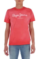 T-shirt West Sir | Regular Fit Pepe Jeans London czerwony