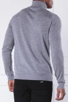 Wool turtleneck | Regular Fit Armani Exchange gray