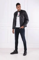 Skórzana kurtka KEITH | Regular Fit Pepe Jeans London czarny