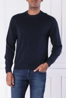 Sweter | Regular Fit Armani Exchange granatowy