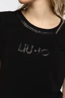 T-shirt | Regular Fit Liu Jo Beachwear czarny