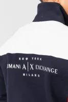 Sweatshirt | Loose fit Armani Exchange navy blue
