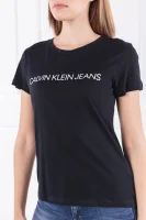 T-shirt CORE INSTITUTIONAL | Regular Fit CALVIN KLEIN JEANS black