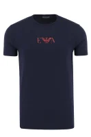 T-shirt 2-pack | Slim Fit Emporio Armani granatowy