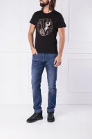 T-shirt | Slim Fit Versace Jeans czarny