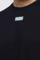 футболка durned212 | regular fit HUGO темно-синій