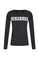 Bluzka LS TEE LOGO | Regular Fit Calvin Klein Performance czarny