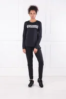 Bluzka LS TEE LOGO | Regular Fit Calvin Klein Performance czarny
