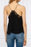 Jedwabny top CHRISTY | Loose fit Zadig&Voltaire czarny