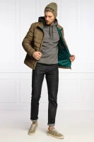 Down jacket Oswizz | Loose fit BOSS ORANGE olive green
