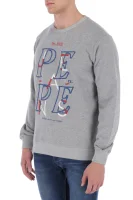 Sweatshirt justin | Regular Fit Pepe Jeans London ash gray