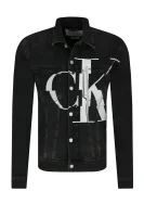 Kurtka jeansowa | Slim Fit CALVIN KLEIN JEANS czarny