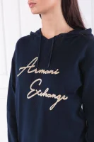 Bluza | Regular Fit Armani Exchange granatowy