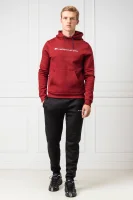 Bluza LOGO | Regular Fit Tommy Sport czerwony