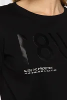 футболка | regular fit GUESS чорний