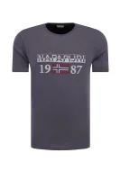 T-shirt SOLIN | Regular Fit Napapijri gray