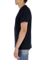 T-shirt Jari embossed | Regular Fit Calvin Klein navy blue