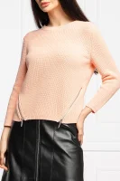 Sweter Serliny | Regular Fit HUGO brzoskwiniowy