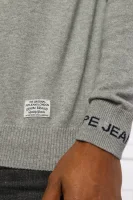 светр | regular fit | з додаванням бавовни і кашеміру Pepe Jeans London сірий