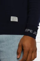 Sweter | Regular Fit | z dodatkiem wełny i kaszmiru Pepe Jeans London granatowy