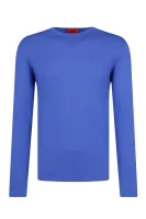 Sweter San Bastio | Regular Fit HUGO cornflower blue