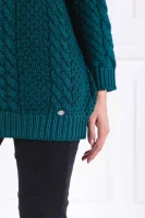Wool sweater | Regular Fit Elisabetta Franchi turquoise