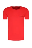 T-shirt MONOGRAM | Regular Fit CALVIN KLEIN JEANS red