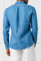 Lniana koszula Ero3-W | Slim Fit HUGO niebieski