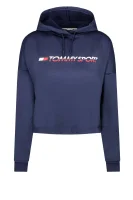 Sweatshirt Cropped Vertical Logo | Regular Fit Tommy Sport navy blue