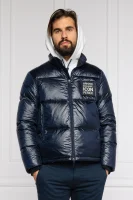 пухова куртка | regular fit Armani Exchange темно-синій