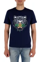 T-shirt tiger | Classic fit Kenzo granatowy