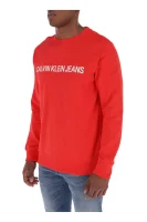 Sweatshirt INSTITUTIONAL LOGO | Regular Fit CALVIN KLEIN JEANS red