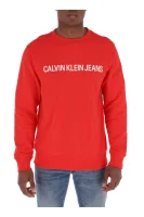 Sweatshirt INSTITUTIONAL LOGO | Regular Fit CALVIN KLEIN JEANS red