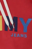 Bluza | Regular Fit Tommy Jeans czerwony