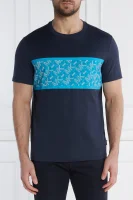 T-shirt EMPIRE STRIPE | Regular Fit Michael Kors granatowy